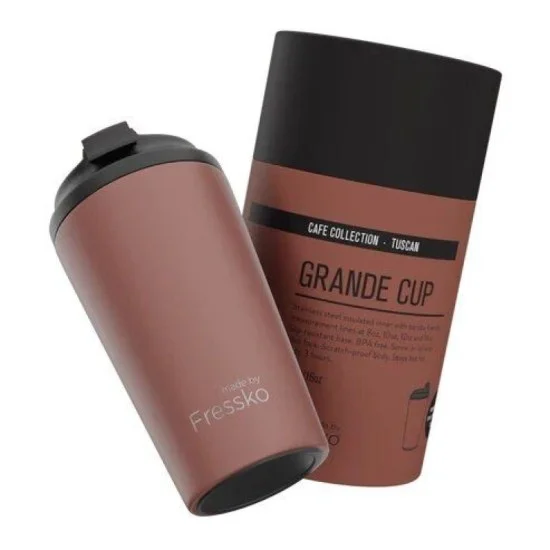 Fressko Grande 475ml / 16oz Cup - Stainless Steel - Tuscan